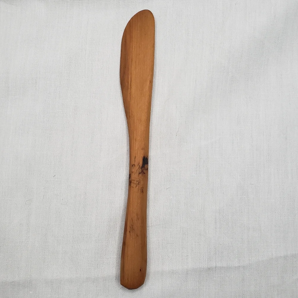 Handcrafted Small Matai Wood Spreader Knife New Zealand